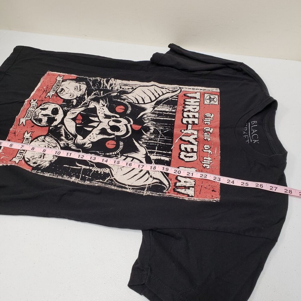 Black Craft Mens The Tale of the Three Eyed Bat T-shirt Size Large - Picture 7 of 8